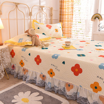 Tatami bed cover cotton cotton cotton quilted pad Kang cover non-slip four seasons Northeast large Kang cover Kang blanket sandwich sheet
