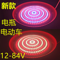 12V battery cooked food light Fruit light stewed meat stewed vegetable light 48v60V72 volt electric tricycle low voltage led light