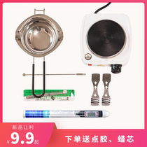 Aroma candle diy kit homemade manual wax heating furnace wax pot thermometer heat gun electronic scale