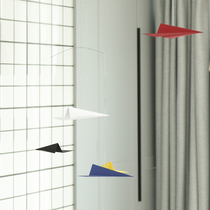 Calder dynamic balance ornaments paper aircraft air hanging ornaments wind chimes creative home room pendant decoration