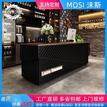 Cashier Reception desk Bar Vintage Barbershop Custom front desk Internet cafe Barbecue shop Clothing store Atmospheric bar bar