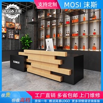 Industrial style cashier Commercial grill Cinema reception desk Creative coffee shop counter Restaurant Bar