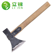 Hand forged track steel axe Reinforced woodworking axe Wood chopping axe Tree chopping axe Wood chopping outdoor axe