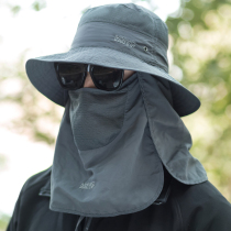 Sunscreen Hood Hat Men Fishing Sun Visor Shade Full Face Summer Outdoor Anti-UV Fisherman Hat Sunhat