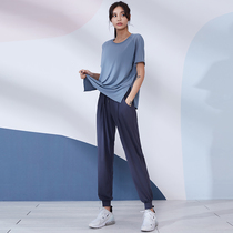 Sports Suit Women Loose Speed Dry Breathable Running Casual Summer Gym High End Big Code Yoga Suit Two Sets
