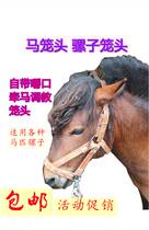 Horse mouth set horse cage set comes with chewing training supplies reins horse dragon set horse training equestrian supplies