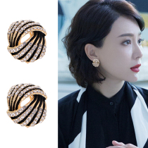 Stud Earrings Female 925 Sterling Silver Earrings Temperament Simple Korean Earrings 2023 New Trendy Personality Earrings Internet Celebrity Earrings