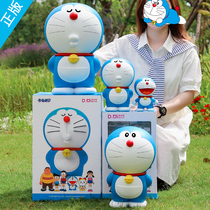 Genuine Doraemon piggy bank cartoon Dingdang cat piggy bank children boys and girls Anti-fall large capacity girls