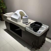 Barber shop hair salon dedicated full lying massage shampoo bed with fumigation salon beauty salon Thai head Therapy shampoo bed