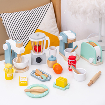 Childrens simulation kitchen set export brand Girl birthday gift baby wooden Chile house toy