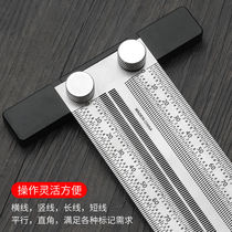 Cave ruler woodworking scribing ruler woodworking scribe marking ruler