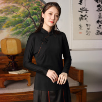 Autumn water ballad Original (quiet Enlightenment flowing year) classical elastic cotton cheongsam bottoming coat can wear new products in four seasons