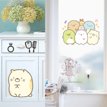 Cartoon Animal Pattern Bathroom Toilet Sticker Wall Sticker waterproof window adhesive film Cling Toilet Sticker Door Stickler