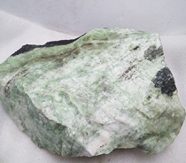Natural Nanyang Yushan Yuyang Crude Cube of 37 2 kg green and white large block of ornamental stone