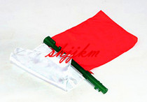 Multifunctional red and white signal hand flag with three-color lamp horn whistle tactical command flag individual tactical command flag