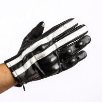 New Prisoner Harley Retro Leather Motorcycle Riding Gloves Male Locomotive Windproof Rider Gloves Off-road Racing Bike