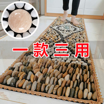  Natural rain stone foot pad pebble floor mat Household stone road shiatsu board Foot pedicure Standing shop Foot massage