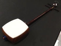 Japanese shamisen traditional white plucked instrument classic samurai exquisite production Classical