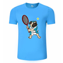 Seeking Passersby Sports Summer New Products Cartoon Printed Tennis Short Sleeve Quick Dry Child Blouses Breathable Perspiration