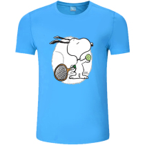 Pathfinder Summer Snoopy print tennis suit running suit short sleeve quick-drying childrens shirt breathable sweat