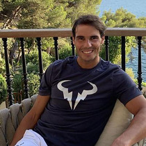 Seeking Path Man Nadal Tennis Suit Short Sleeve Speed Dry T-shirt Tennis Sport Custom Blouse Nadal Personal Bull Head