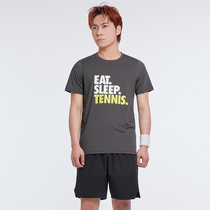 Looking for passers-by summer new quick-drying air-permeable printed T-shirt tennis clothes men and women