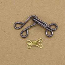 Invisible Concealed Button Button Buttoned Metal Collar Hook Anti Slip Hanging Buttoned Leather Grass Button Big Coat Pants Upwind Disciplinary Button Hook