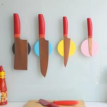 Nordic multicolor ring magnetic wall-mounted tool holder suction iron stone nail-free stiletto set with kitchenette to put tool holder