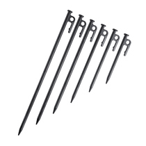 Kirman Carbon Steel Ground Nails Outdoor Beach Tent Sky Curtain Windproof Rope Fixed Ground Nails and Coarse Greenhouse Pile Nails