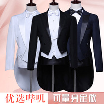 Mens tuxedo 2021 spring new performance dress stage performance chorus suit male suit host