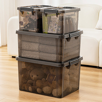 Storage box Home Transparent Finishing Box Snacks Plastic Basket Children Toy Box Big Clothes Clothing storage compartment