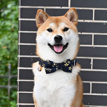 Japan-style Tibetan blue cherry blossom chest harness dog rope and wind dog chai dog item ring triangular towel neck ring chest back traction rope