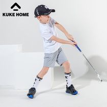 Cooke KUKE2021 Summer Boys Golf Breathable Sweating Comfortable Short Sleeve Shorts Set