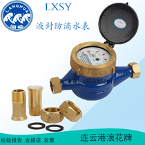 Spray LXSY-15 liquid seal high sensitive anti-drip anti-freeze anti-fog cold water meter 4 6 points 20 drip count
