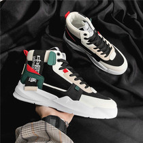 NEW STYLE ~ Autumn NEW with chic temperament ~ wild high-top thick-soled canvas mens shoes