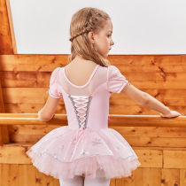 2020 Summer Childrens Pure Cotton Dance Suit Girl Practice young children Performance Princess Esha Princess Ballet Dresses 1993