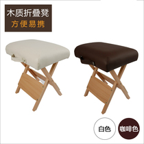 Wooden folding stool Beauty stool Folding stool Export Japan and Korea Da Gong stool stool 20646 20647 