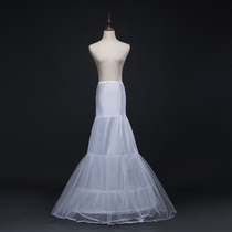 Fishtail wedding dress skirt support small tail Bride wedding dress dress dress two steel ring two yarn elastic waist