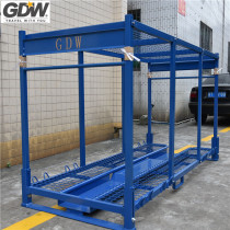 GDW High Wei folding transport box rack locomotive long-distance turnover box with waterproof canvas bag