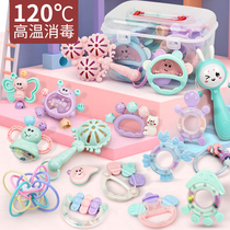 Baby toys 0-1 years old can be boiled hand bell baby boys and girls 3-6-12 months puzzle can bite gum 8