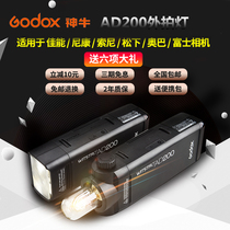 Shenniu AD200 double-head pocket photography lamp set outside lamp lithium portable SLR camera flash with TTL