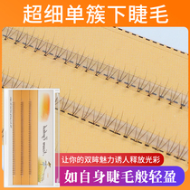 Single cluster grafted eyelashes special 3 natural fairy false eyelashes soft simulation 5mm segmented hair makeup