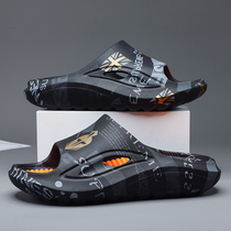 Joint Shenlong Hui Li Slippers Mens Chaofrin Street outside wearing sandals Anti-slip soft bottom Trampled On the Male