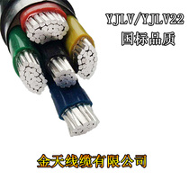 Golden antenna cable VLV22 YJLV22 4*70 square armored aluminum core power cable 4 core