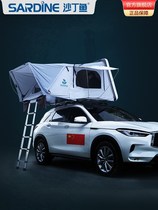 Sardine roof tent off-road vehicle fully automatic speed driving car outdoor folding hard case tent camping