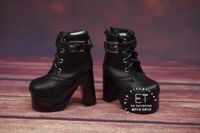 taobao agent [ET BJD] 4 points and 3 points female BJD doll shoes high -heeled shoes short boots Punk1/4msd1/3sd