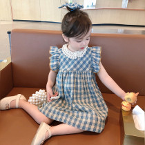 Girls dress summer Korean Gas Cotton Girls Baby 2022 New Childrens Clothing Princess Summer Dress