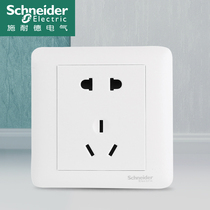 (Takahashi) Schneider switch socket smooth frosted white five-hole socket 10 (pick up at the store)