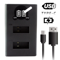 Full Decoding SPCC1B gopro max Battery charger for Panoramic action camera MAX-SPCC1B