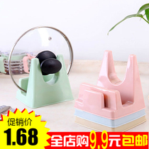 Cauldron cover rack Hole-free Kitchen supplies shelf Countertop storage bracket for household cutting board Drain can be nail-free